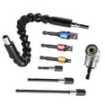 thumbnail image 4 of 1/4" Hex Shank Screwdriver Angled Bit Holder Power Tool Accessories Angle Screwdriver Drill Adapter Right Angle Drill Adapter for Home DIY , 8PCS, 4 of 9
