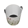 thumbnail image 3 of Fotbe Herbs and Wildflowers Laundry Basket with Handles, Waterproof Large Laundry Hamper, Wash Bag for Corner Dorm, Rolling Laundry Basket with Handles-Small, 3 of 8