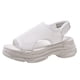 thumbnail image 1 of Sandalias transpirables de moda para mujer, sandalias casuales con boca de pez y fondo de bizcocho Wmkox8yii shjk2137, 1 of 3