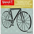 thumbnail image 2 of Bike Fixed Gear Stencil Art Craft - 5.75" x 6", 2 of 5