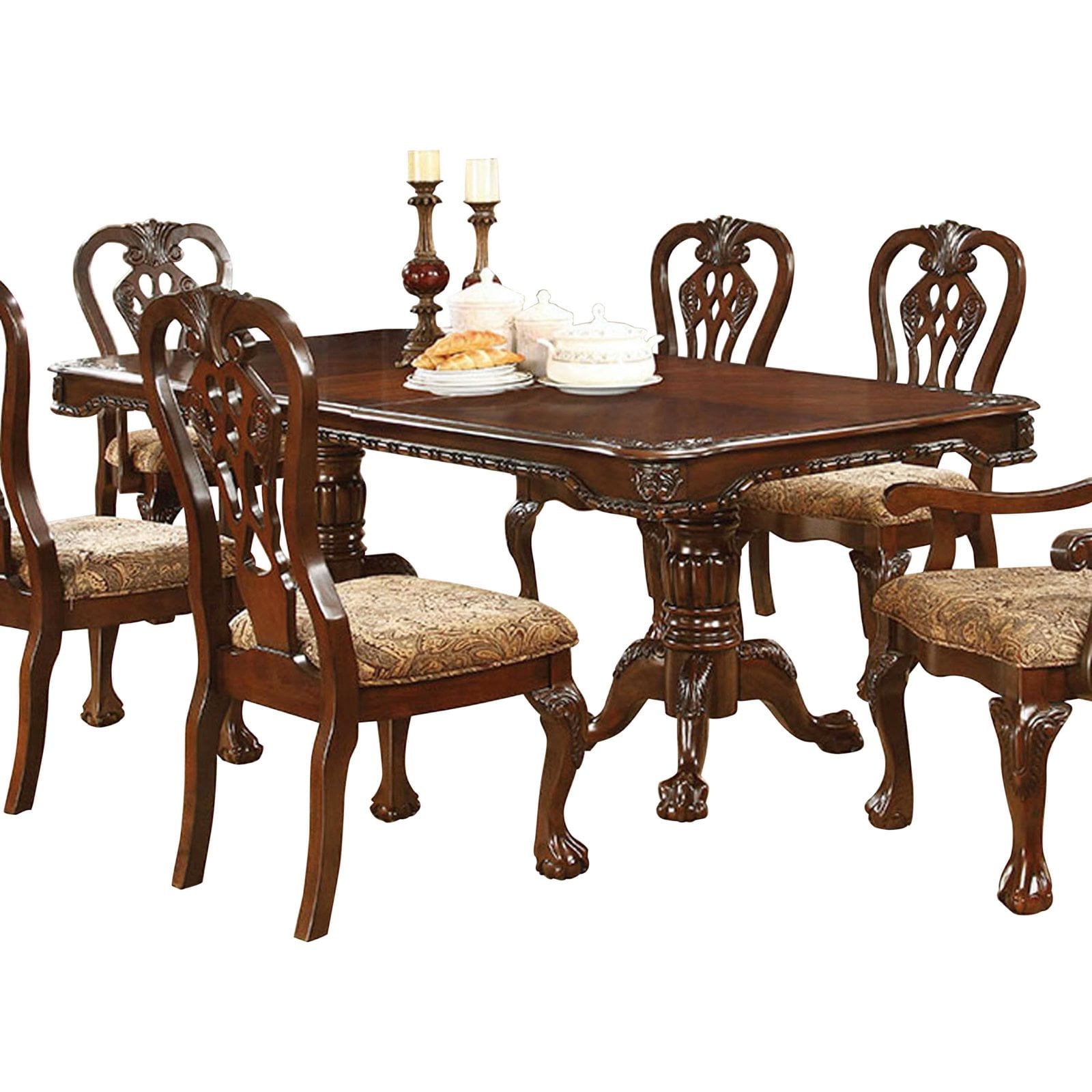 Furniture of America Dubelle Classic Dining Table