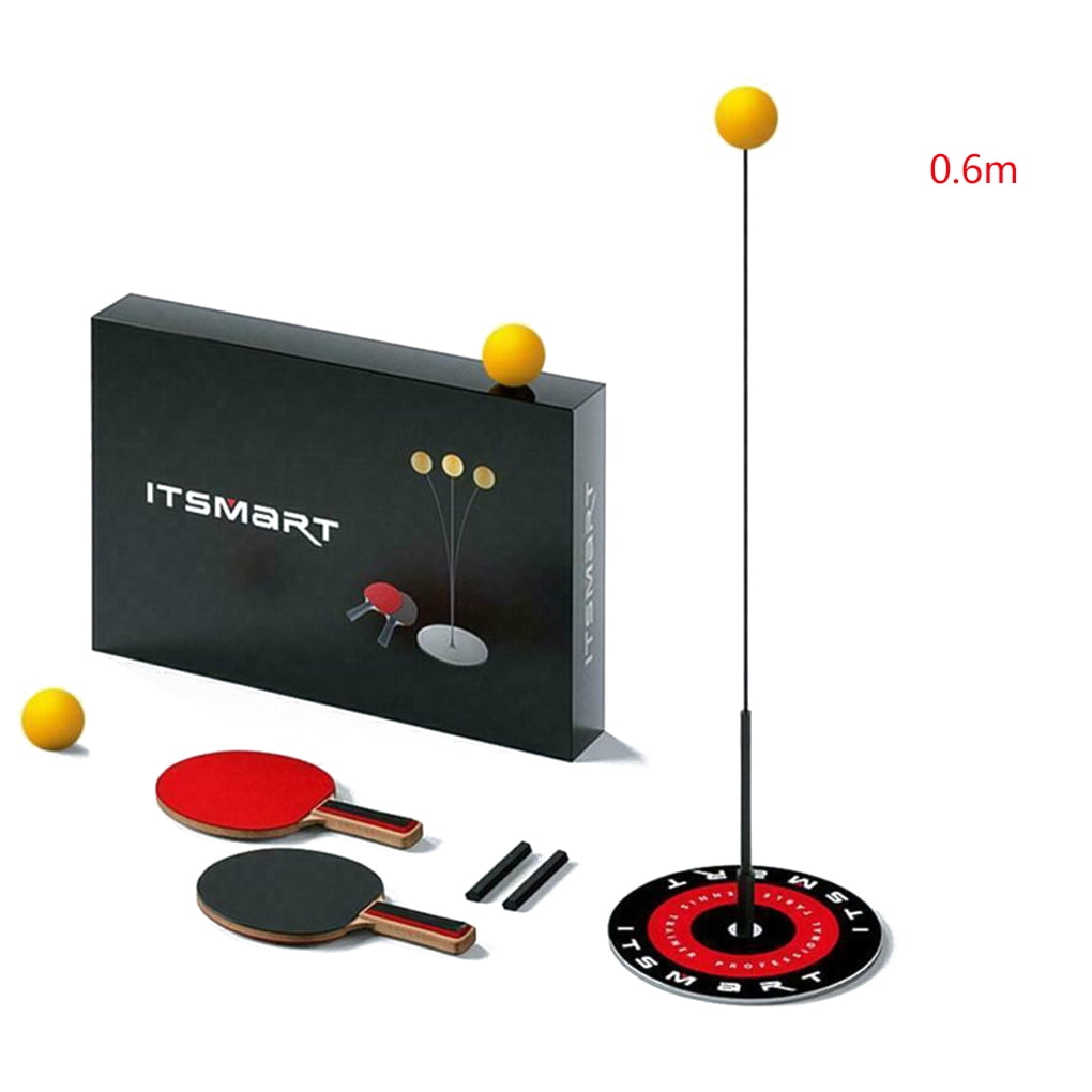 Fixed Table Tennis Trainer Ping Pong Ball Training Equipment Rebound Set Indoor 