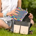 thumbnail image 5 of FORMRS 1-Subject Spiral Notebook 8" x 5" College Ruled 60 Refillable Sheet A5 Hard Cover, Psychedelic Pattern, 5 of 7