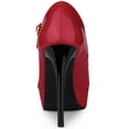 thumbnail image 3 of Zapatos de tacón de aguja Allegra K Rojo 40, 3 of 6