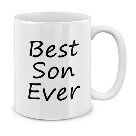 MUGBREW 11 Oz Ceramic Tea Cup Coffee Mug, Best Son (Best Father Daughter Wedding Speeches)