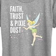 thumbnail image 3 of Tinker Bell - Faith Trust Pixie Dust - Ladies Short Sleeve Classic Fit Tee, 3 of 5