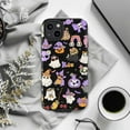 thumbnail image 5 of Kawaii Halloween Phone Case for iPhone 16 15 14 13 12 11 Pro Max, Mini & Plus – Pastel Ghosts, Cats, Pumpkins & Cute Spooky Vibes (Black), 5 of 6