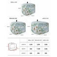 thumbnail image 2 of Daisy Spring Floral Small Toaster Cover 2 Slice, Kitchen Appliance Covers, Eucalyptus Leaves Watercolor Wooden Toaster Oven Cover with Loop, Bread Machine Cover Polyester Dust Cover Protection, 2 of 4