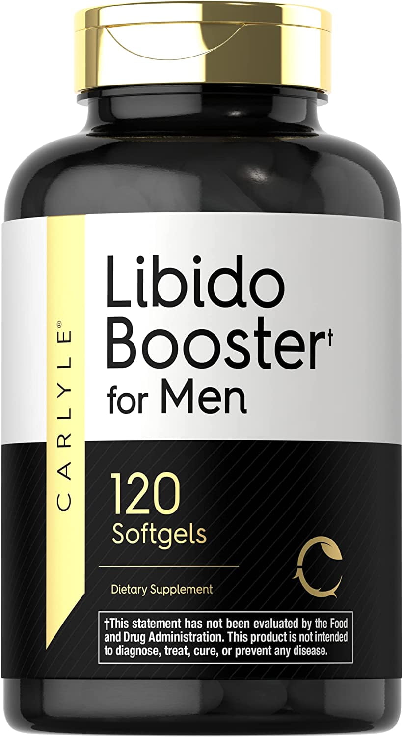 Libido Booster for Men 120 Softgels by Carlyle