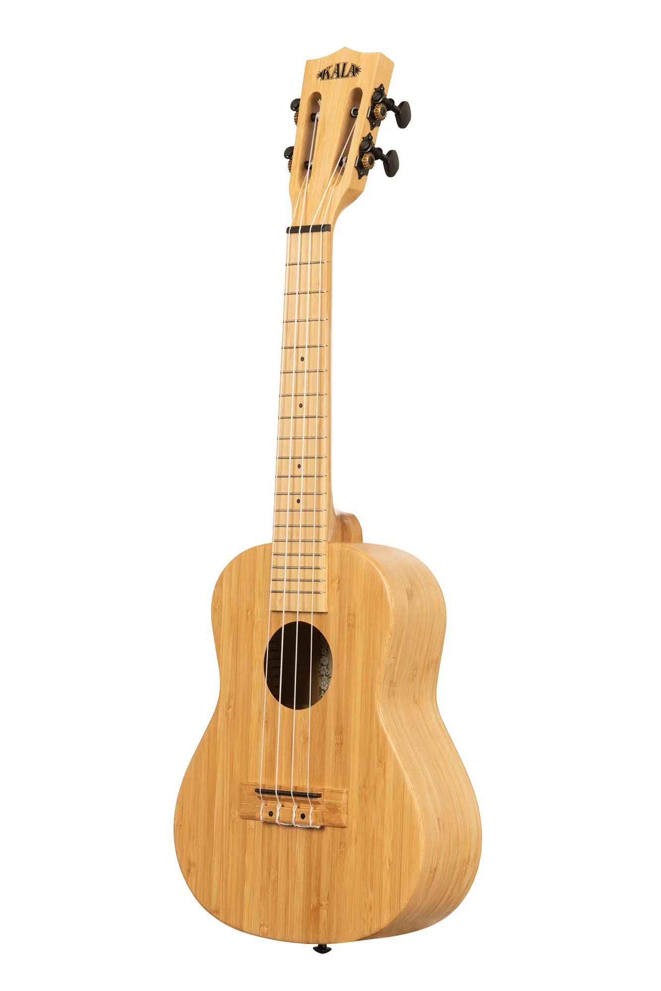 Kala KA-BMB-C Bamboo Concert Ukulele Bundle with Gig Bag, Tuner, Austin Bazaar Instructional DVD, and Polishing Cloth
