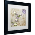 thumbnail image 2 of Trademark Fine Art "Winged Tapestry IV" Canvas Art by Color Bakery White Matte, Black Frame, 2 of 4