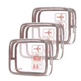 thumbnail image 1 of Bolsa de artículos de tocador transparente aprobada por Tsa, transporte de viaje en el aeropuerto, bolsa de cumplimiento de la aerolínea, tamaño de Quart Kaili Sencillez, 1 of 2