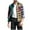 Green, variant on Gmluru Men's Winter Oversize Plaid Jacket Contrast Classic Ancients Long Sleeves Turn-Down Collar Coat Outwear Plus Size