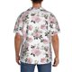 thumbnail image 3 of Fotbe Rose Flowers Camisa Estampada de Manga Corta para Hombre, Casual de Verano, Estilo Playero, Sin Arrugas-X-Large, 3 of 5