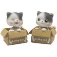 thumbnail image 4 of Figura de coche con forma de gato y cabeza móvil, de resina, para decoración de interiores de coche, regalo, juguete para niños, accesorios y adornos, 4 of 5