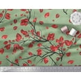 thumbnail image 3 of Soimoi polyester Crepe Fabric Branch & Leaves Artistic Printed Fabric 1 Yard 52 Inch Wide, 3 of 3