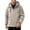 A Khaki, variant on Rain Jackets for Men Solid Color Windbreaker Windproof Zip Up Hooded Windbreaker Loose Fit Trendy Fall Vacation Outdoor Travel Jacket