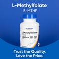 thumbnail image 4 of Nutricost Methyl Folate 1000mcg, 120 Vegan Capsules - Non-GMO Supplement, 4 of 8