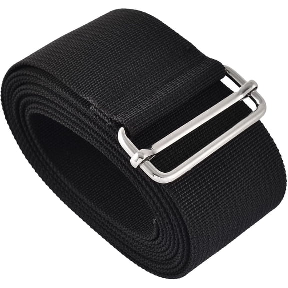 Luggage Strap Suitcase Belt- Nylon Travel Adjustable Baggage Accessory with Metal Buckle, Apply to (8.2 Feet, Black)