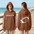 thumbnail image 4 of Womens Sweatshirt Half Zip Pullover Loose Fit Cozy Fleece Sweater for Work Casual Daily, 4 of 6