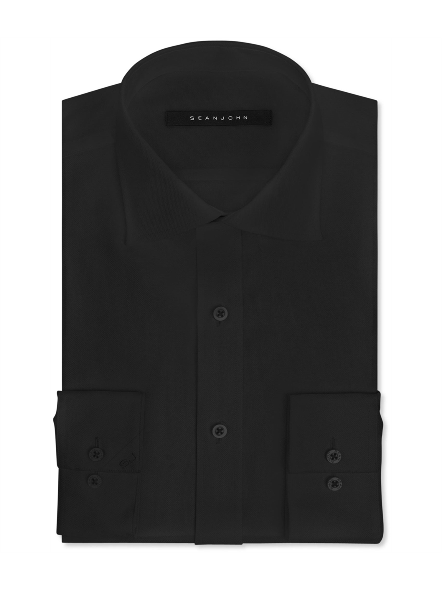 Sean John Mens Tailored Fit Button Up 