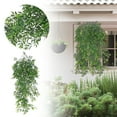 thumbnail image 2 of Artificial Hanging 2.56ft for Decor Greenery Vine Rattan for Home, Office, Wedding, Indoor/Outdoor Decor Artificial (Bamboo Cotyledon), 2 of 8