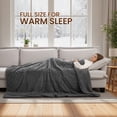 thumbnail image 6 of MaxKare Heated Blanket with ETL Certified, Electric Blanket 6 Heating Levels, 10H Auto off, Faux Fur & Shu Velvet, 72" x 84" Gray, 6 of 10