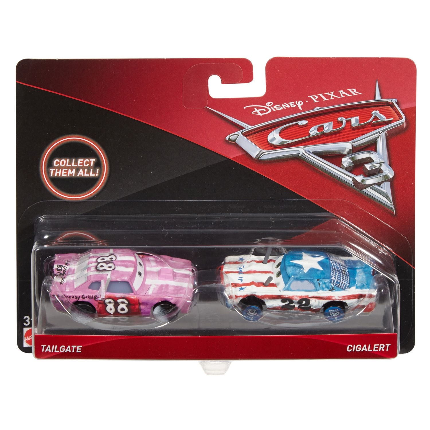 Disney/Pixar Cars Tailgate & Cigalert Vehicle, 2-Pack
