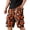 Red, variant on GrmtClth Mens Halloween print shorts 2026 Cute Jack O Lantern Beach Cargo Shorts Quick Dry Multi Storage Pocket Short Pants Summer Fun Travel Clothes Dark Gray XL