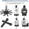 thumbnail image 3 of Lateral Replacement For Hayward Sand Filter - Threaded Lateral Replacement Sand Filter (4 Pack) [xc], 3 of 5