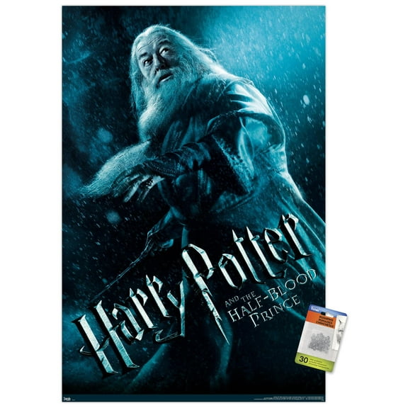 Harry Potter and the Half-Blood Prince - Dumbledore One Sheet Wall Poster with Push Pins, 22.375" x 34"