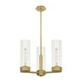 thumbnail image 2 of Innovations Lighting  Claverack - 3 Light 14" Stem Hung Pendant Clear/Polished Nickel, 2 of 5