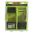 thumbnail image 1 of Juego de brocas Ryobi A972101 de titanio, 21 piezas con funda, 1 of 2