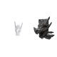 thumbnail image 1 of Estatua de gesto de roca, figura decorativa de resina para mesa, sujetalibros, estantes, escultura, adorno artístico único, ideal para regalar, hogar, 1 of 8