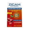 Zicam Zinc Cold Remedy Lozenges Cherry Flavor 25ct