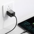 thumbnail image 2 of Baseus GaN carga rápida 30W PD USB C cargador compatible con PD3.0 QC3.0 PPS carga rápida para iPhon Baseus Negro, 2 of 7