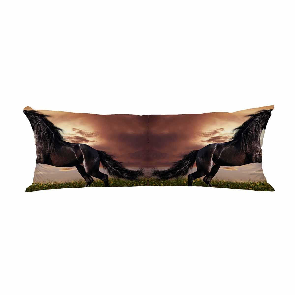 horse body pillow cover
