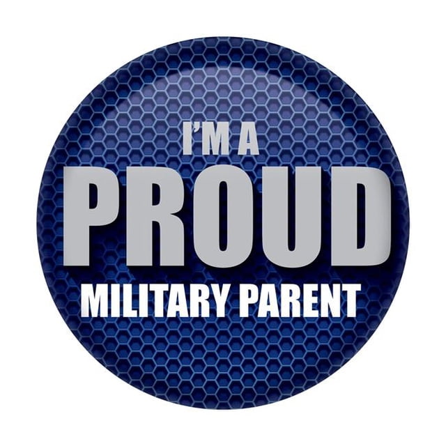 Beistle BT049 Bouton Parent Patriotique 2 Po. Je Suis Fier Militaire
