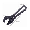 thumbnail image 4 of An3-an16 Tubing Wrench Hose Wrench V-type Adjustable Wrench Hose Fitting Wrench Blue, 4 of 5