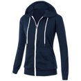 thumbnail image 3 of Fatuov Zip Up Hoodies for Women with Thumb Hole Lightweight Oversized Sweatshirts for Casual Long Sleeve Soft Workout Tops Outerwear, 3 of 4