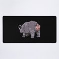 thumbnail image 1 of Una NUEVA naturaleza llama rinoceronte falso rinoceronte mecánico rinoceronte él comediante película de los 90 bien entonces cordones fuera no entres ahí cordones fuera ray finkle einhorn ace tapete, 1 of 1