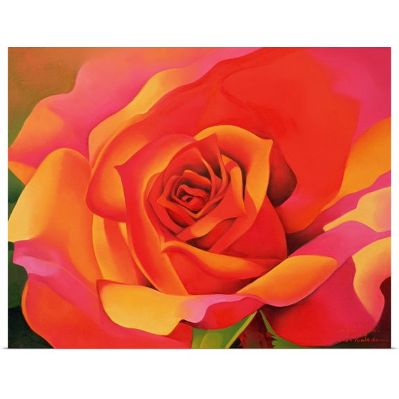 Great BIG Canvas | Rolled Myung-Bo Sim Poster Print entitled A Rose - Transformation into the Sun, 2001