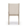 thumbnail image 4 of Plank+Beam Solid Wood Dining Chair, Set of 4 Kitchen Chairs with Cushion, White, 4 of 11