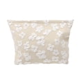 thumbnail image 1 of Bolsas de maquillaje de 1 pieza con cordón en 3D para vacaciones y viajes de negocios, de poliéster, blanca, 1 of 5