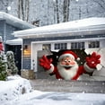 thumbnail image 5 of Christmas Garage Door Banner Outdoor Christmas Decoration holiday garage door covers wall Backdrop Decoration Indoor Outdoor for Christmas Holiday Party Supplies, 5 of 9