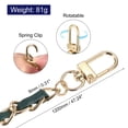 thumbnail image 2 of Plana Cadena Correa, 47" Cuero Hierro Monedero Reemplazo Accesorios con Ajustable Bola Hebillas para Hombro Bolso Cruz Cuerpo Bricolaje, Verde, 2 of 6