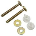 2 Pack Universal Toilet Seat Bolts Screws Set Heavy Duty Toilet Seat