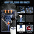 thumbnail image 3 of RIGO Portable Folding Steam Sauna with Sauna Heater, Tent, Chair Remote Control, 3 of 3