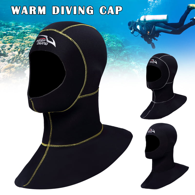 Neoprene Diving Hood Cap Wrap Dive Wetsuit Gloves Mittens Warm Accessories 