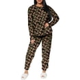 thumbnail image 2 of Conjunto de Pijama para Mujer Shendy Vendy Manga Larga Cuello Redondo con Estampado Transpirable, 2 of 5